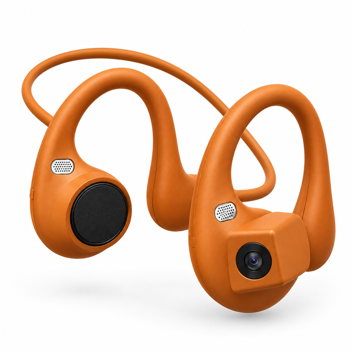 Hondo Cam POV camera earbuds in amber